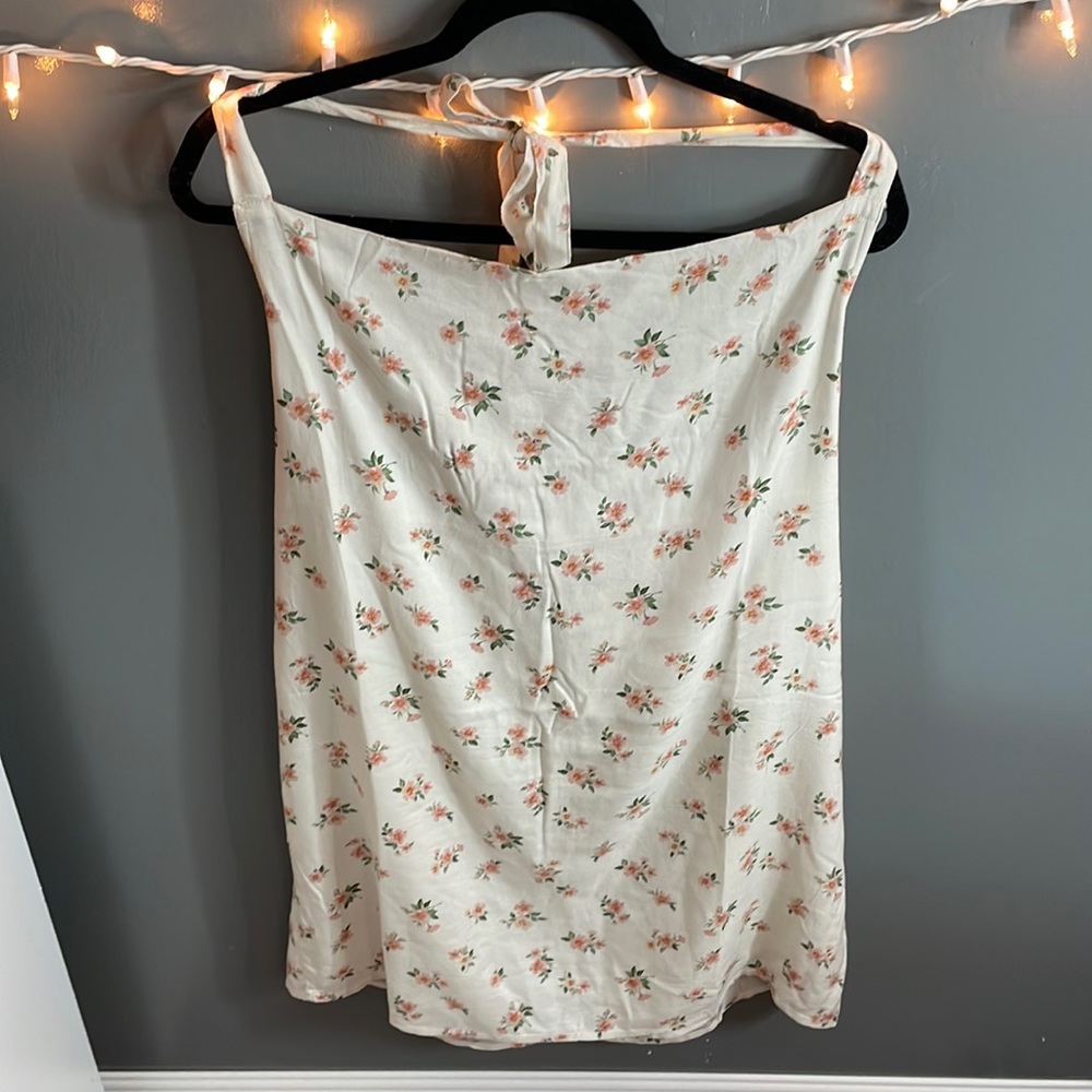 Flower Halter Dress
